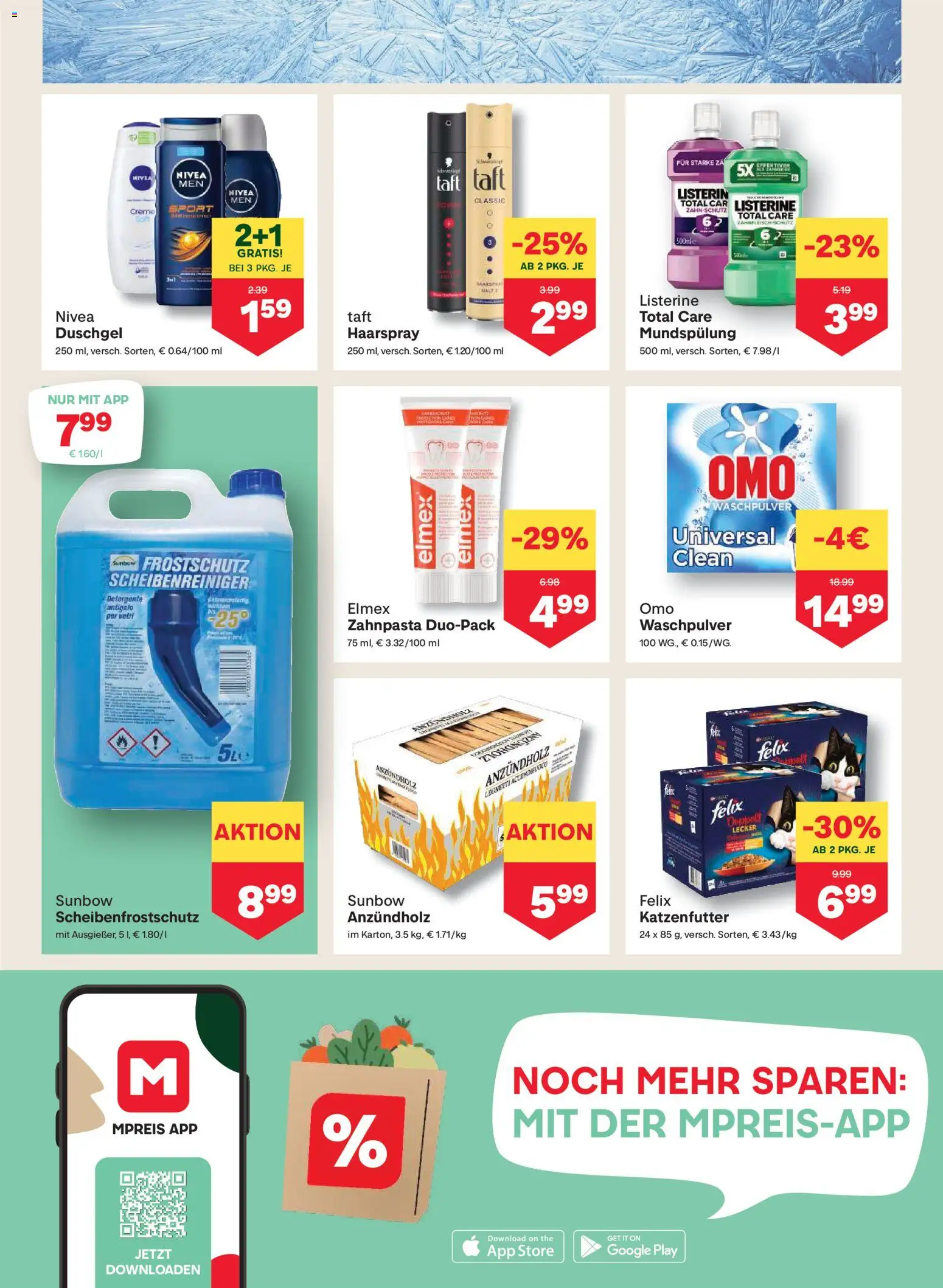 MPREIS Dellach im Drautal gültig ab 30.01.2026 | Seite: 14 | Produkte: Haarspray, Creme, Duschgel, Zahnpasta