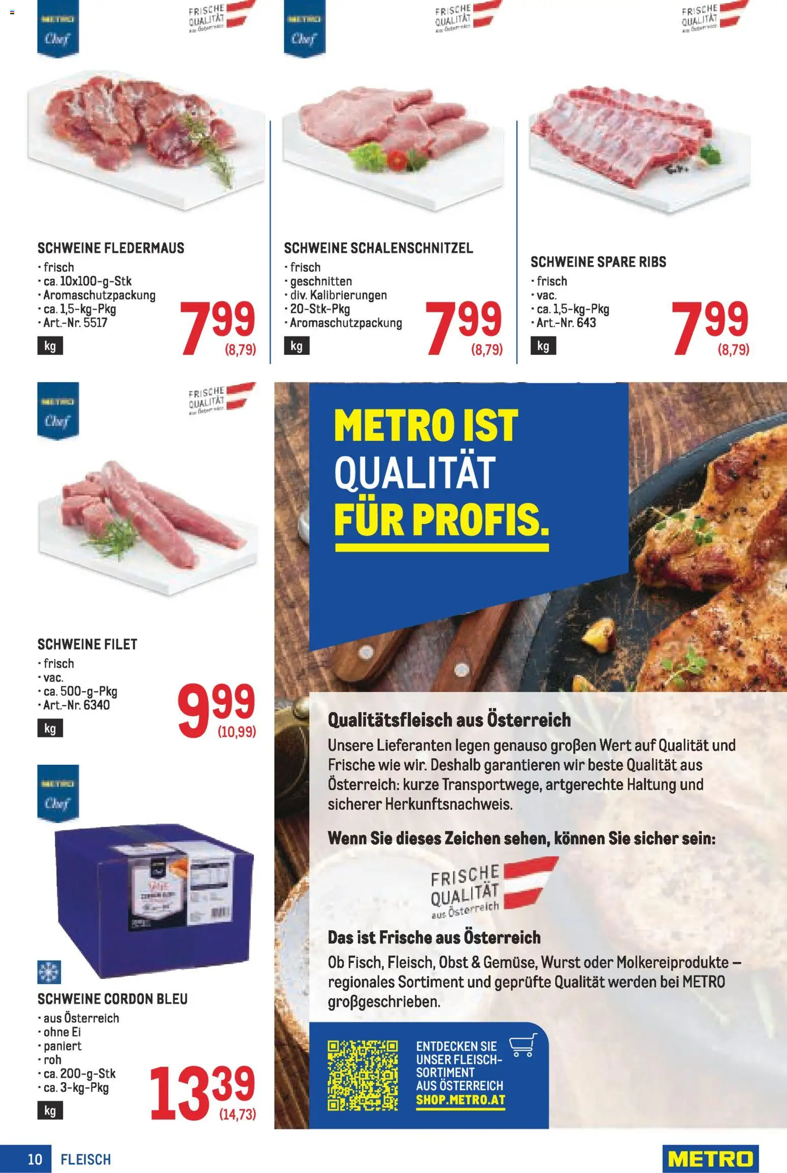 Metro Profi gültig ab 22.01.2026 | Seite: 10 | Produkte: Obst, Wurst