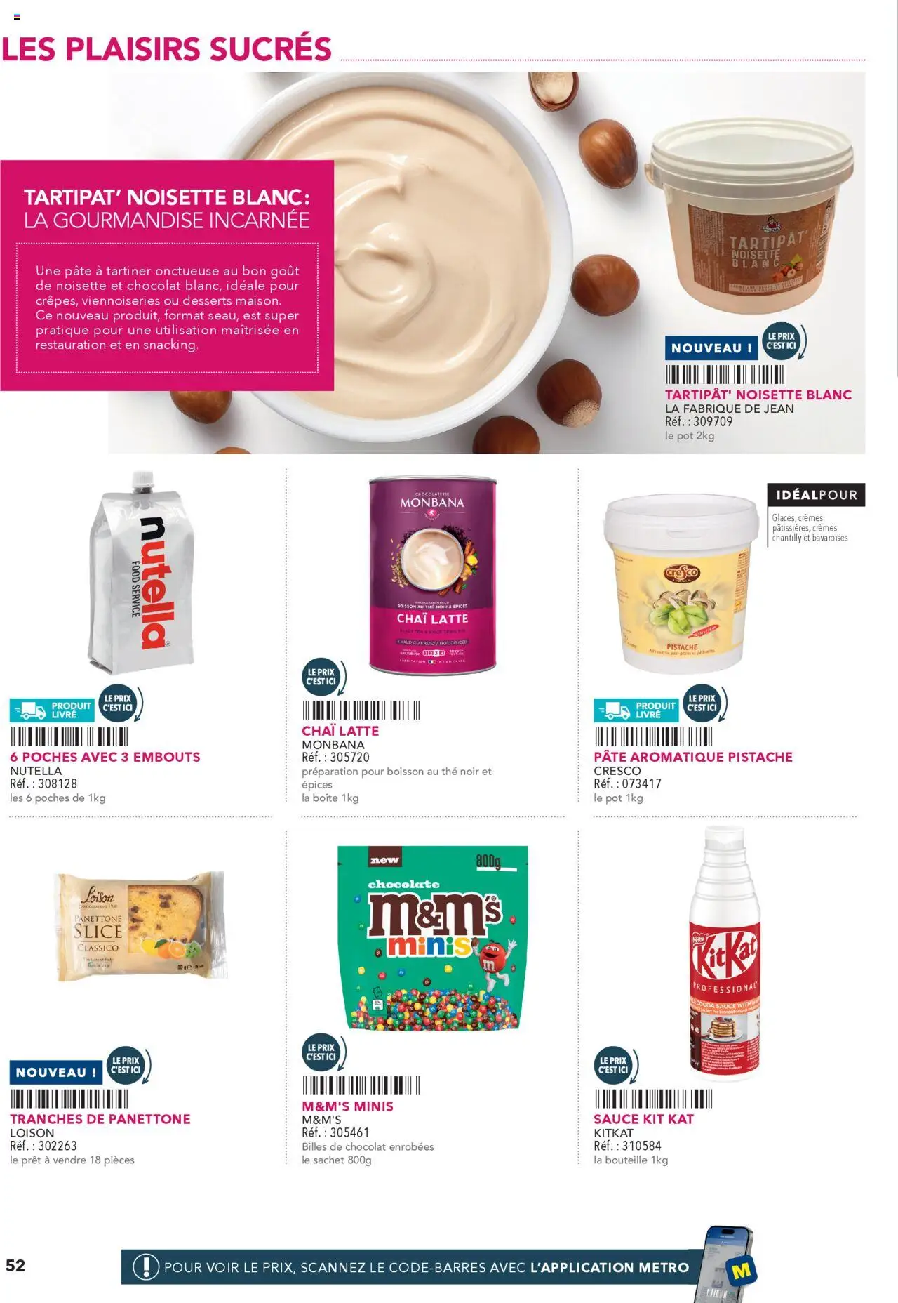  | Page: 52 | Produits: Noisette, Panettone, Viennoiseries, Chocolat