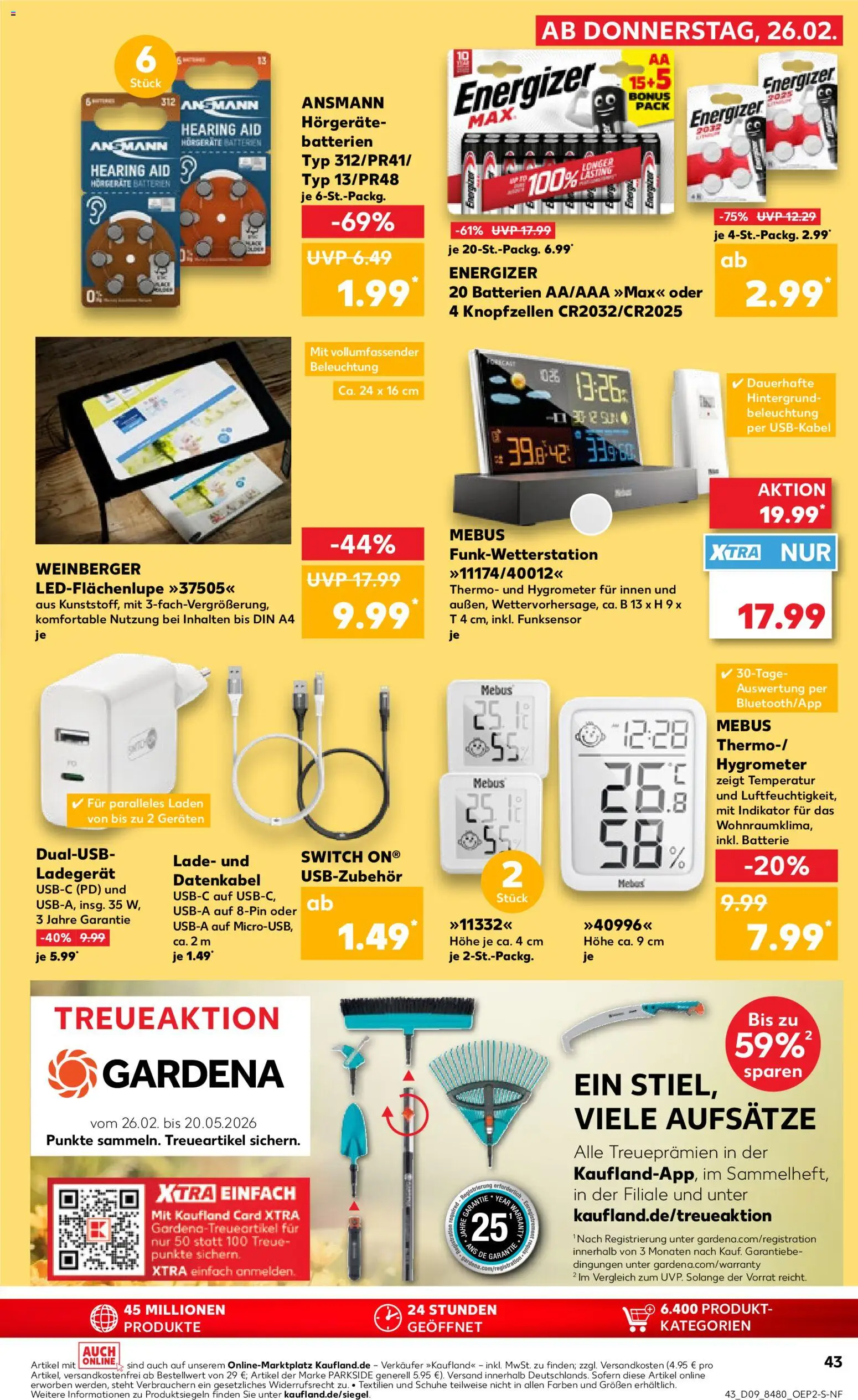 Kaufland Německo leták od 26.02.2026 | Strana: 43 | Produkty: Parkside