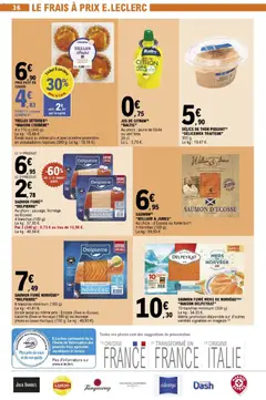 E.Leclerc - Prévisualisation de DÉLICE DE THON PIQUANT(4) “DÉLICEMER TRAITEUR”, 300 g. valide à partir de 02.12.2025 | Page: 36 | Produits: Citron, Pêche, Thon, Saumon