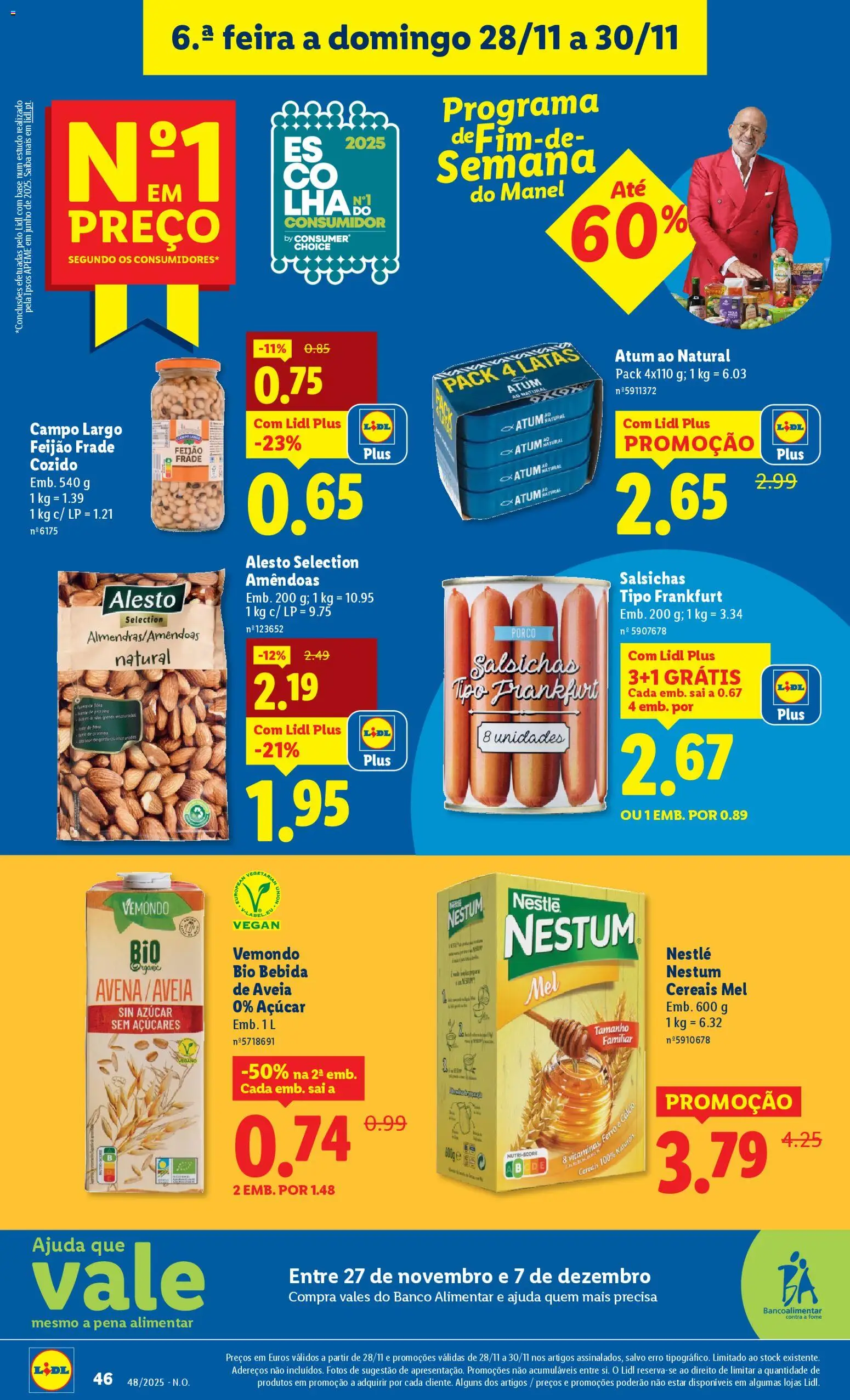 Lidl Black Friday │ válido de 24.11.2025 | Página: 46 | Produtos: Banco, Base, Nestlé, Bebida