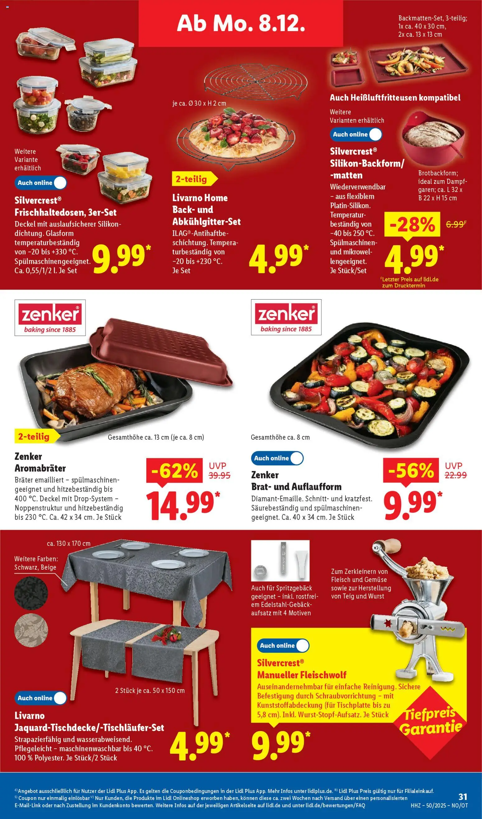 Lidl Prospekt Grimma – gültig ab 08.12.2025 | Seite: 47 | Produkte: Gemüse, Wurst, Fleisch