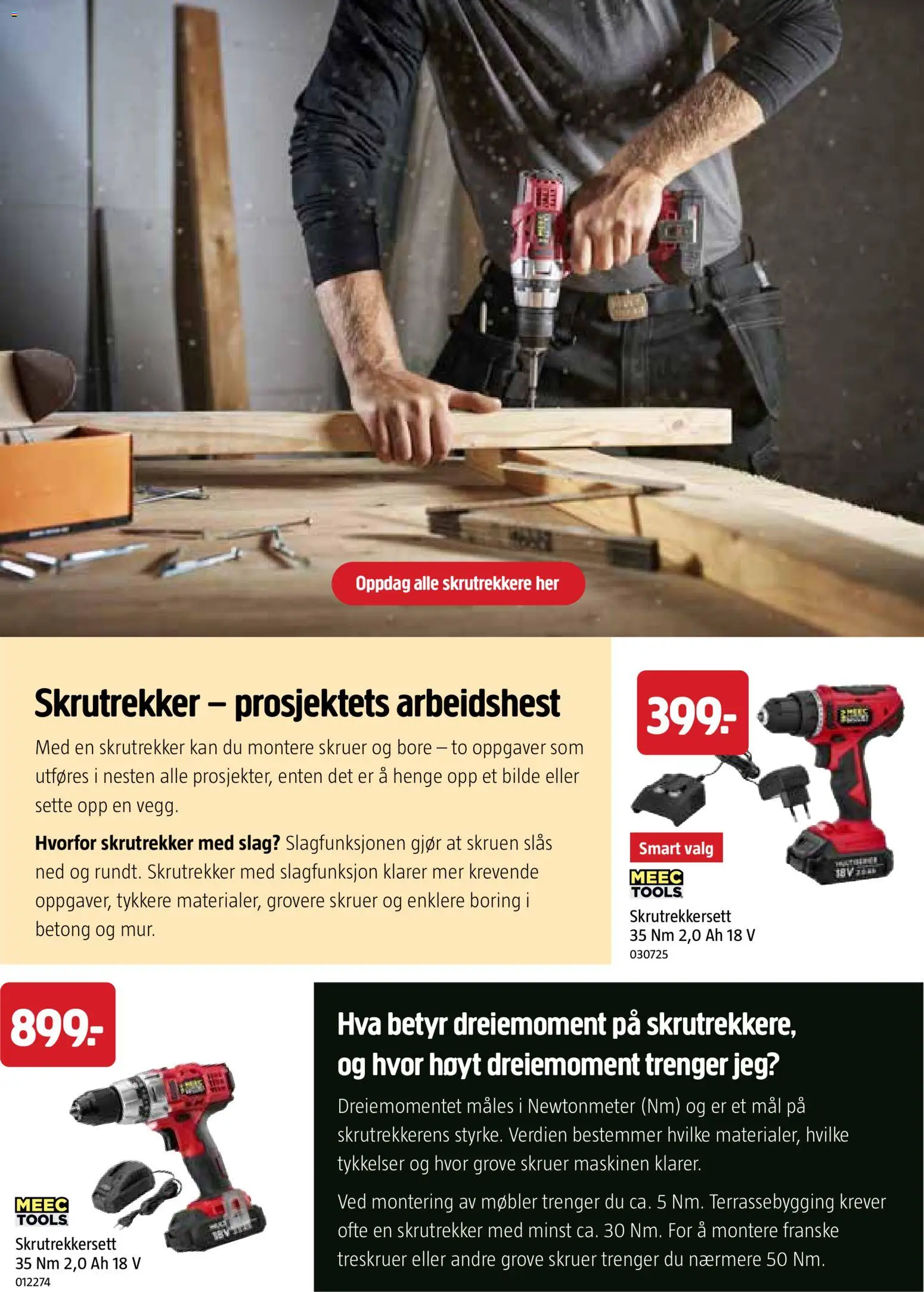 {H1} | Side: 18 | Produkter: Skrutrekker