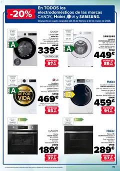 Vista previa Carrefour folleto válido desde el 12.02.2026 | Página: 85 | Productos: Lavadora, Horno