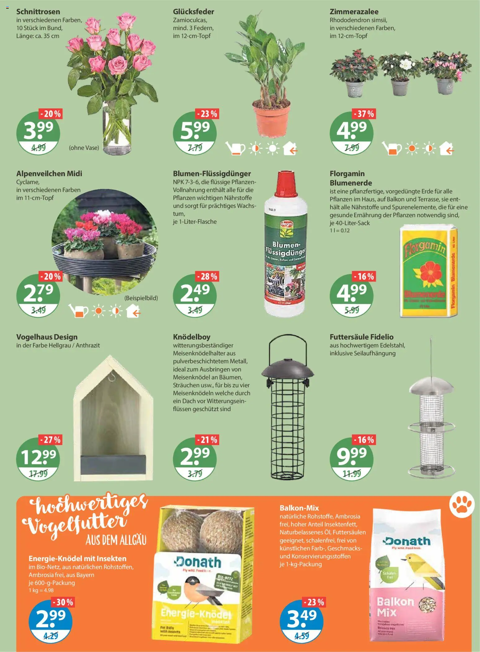 V-Markt - Hallertau / Oberpfalz – gültig ab 15.01.2026 | Seite: 15 | Produkte: Blumen, Vase, Blumenerde