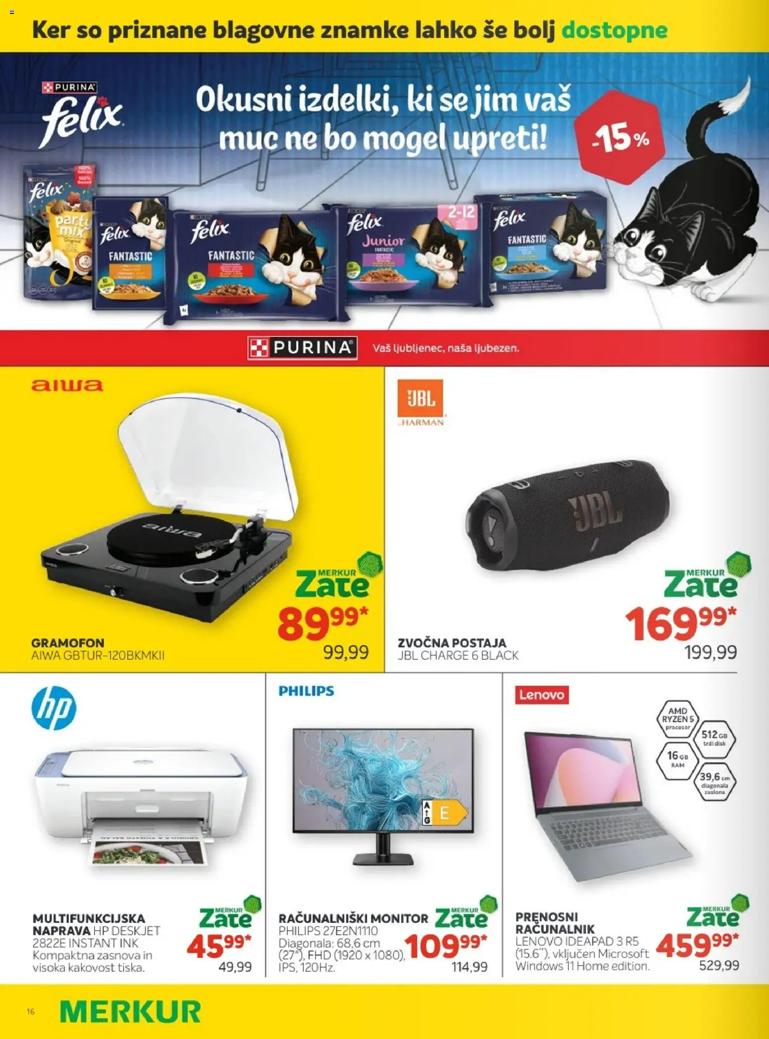 Novi Merkur katalog ponudbe – veljaven od 01.10.2025 | Stran: 38 | Izdelki: Monitor, Racunalnik, Disk