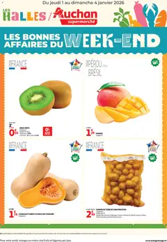 Auchan - Prévisualisation de Auchan - Les bons plans du week-end dans votre super ! valide à partir de 01.01.2026