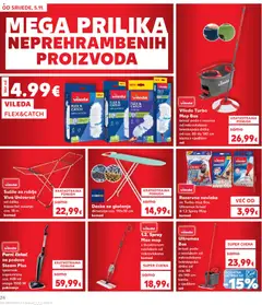 Katalog Kaufland - Pregled kataloga iz trgovine Kaufland, vrijedi od 05.11.2025 | Stranica: 24 | Proizvodi: Kanta s cjedilom, Sušilo za rublje, Daska za glačanje, Parni čistač