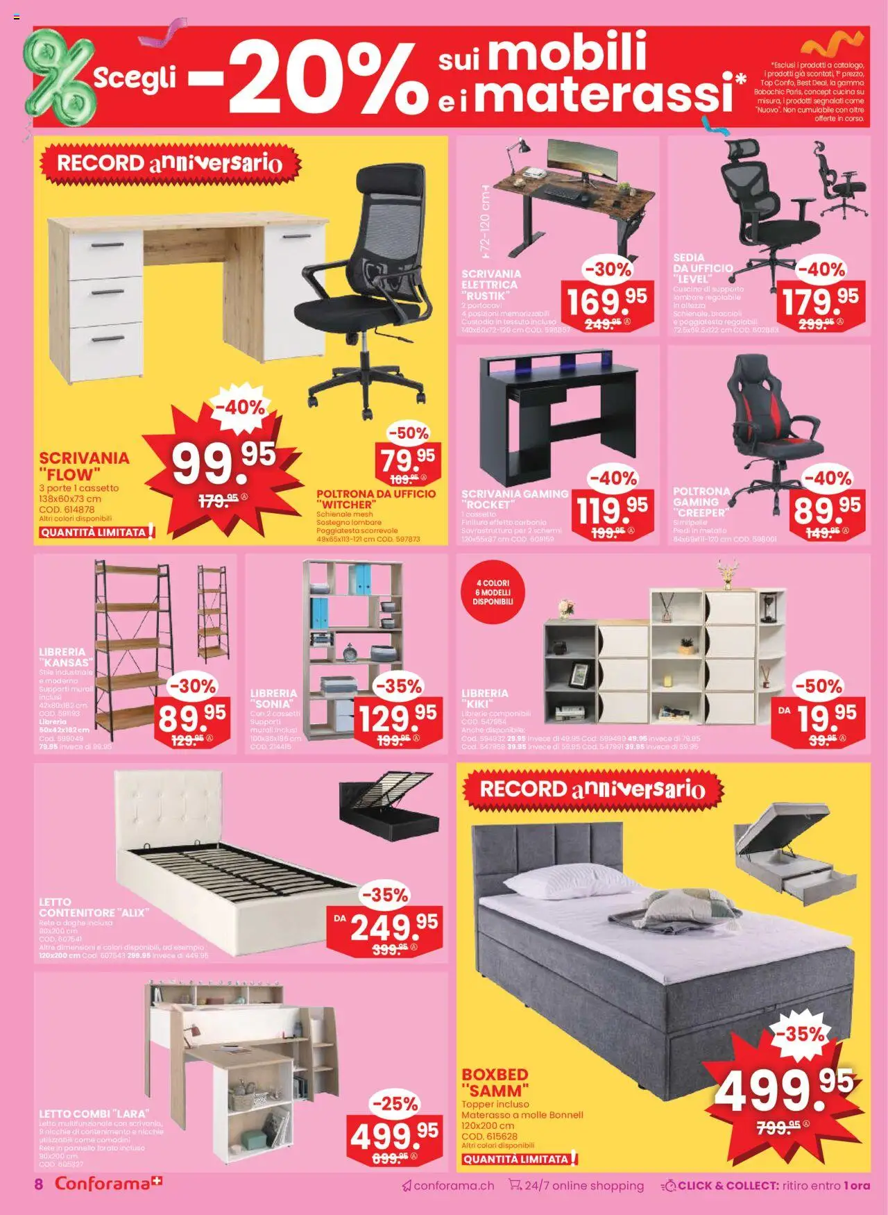 Conforama Aktionen IT – gültig ab 10.09.2025 | Seite: 8 | Produkte: Topper, Top