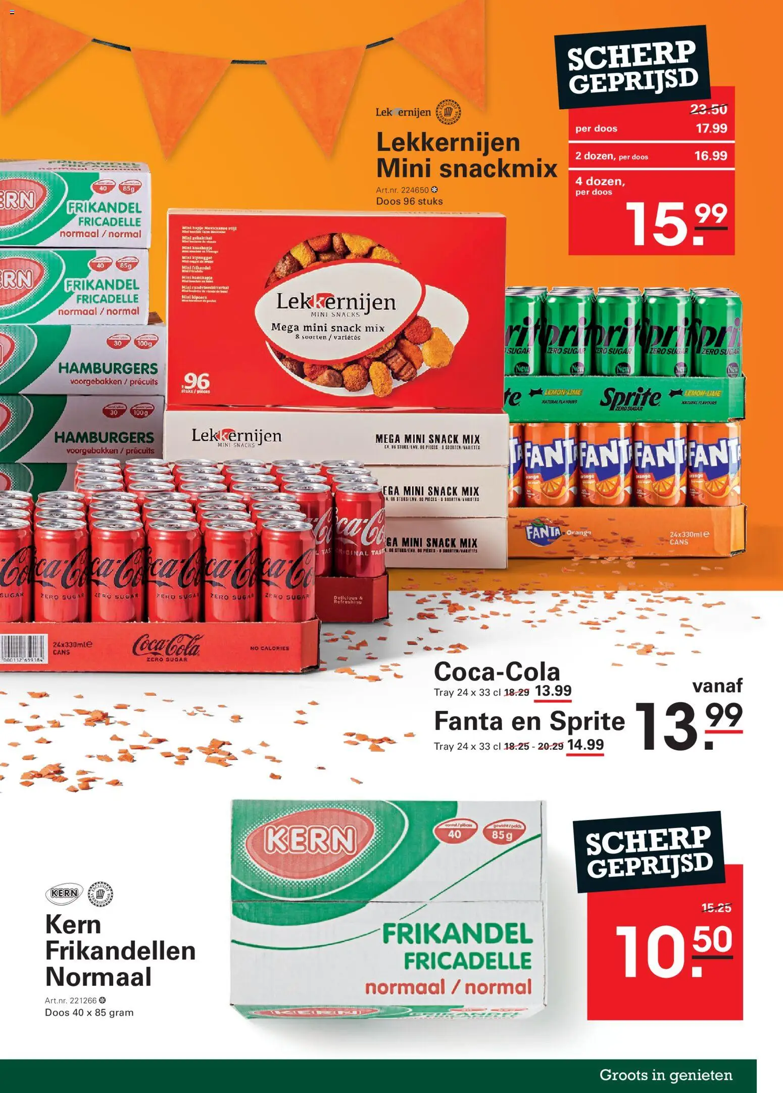 {H1} | Pagina: 67 | Producten: Snacks, Coca Cola, Fanta, Sprite
