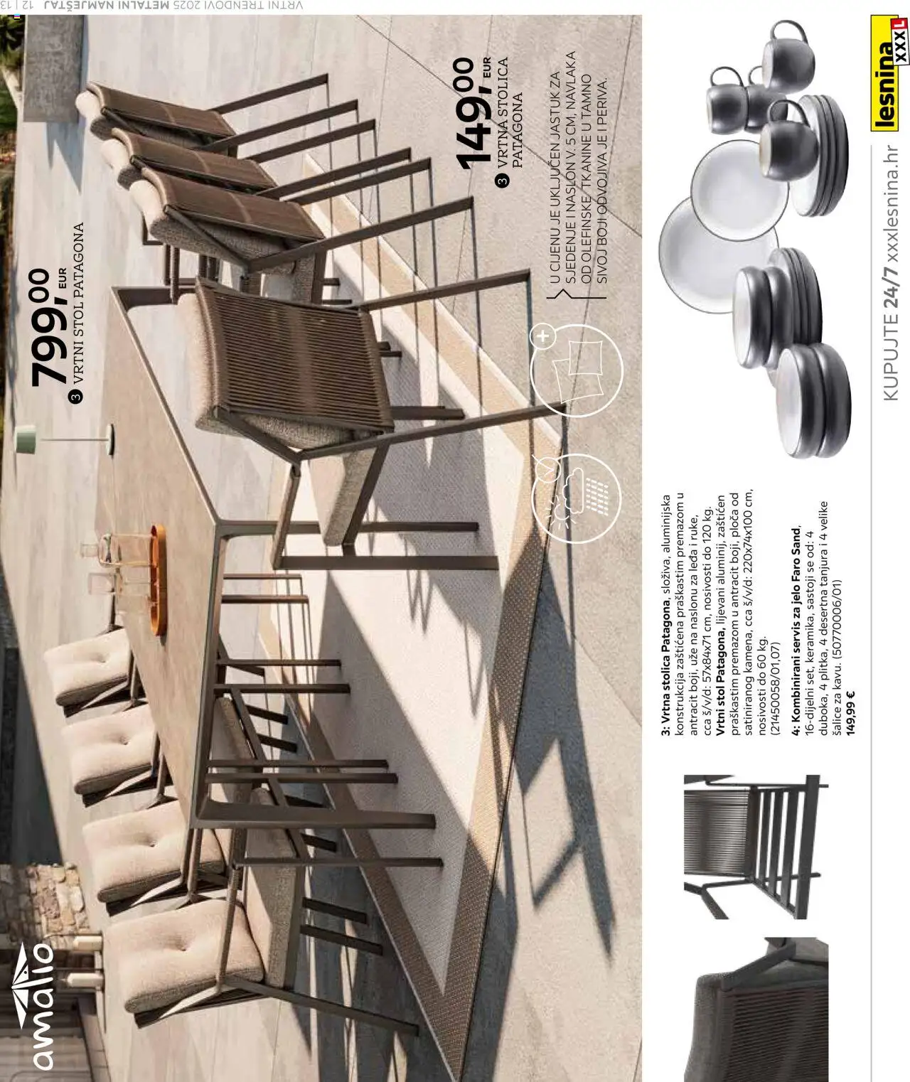 Lesnina katalog | vrijedi od 25.02.2025 | Stranica: 13 | Proizvodi: Jastuk, Stol, Stolica