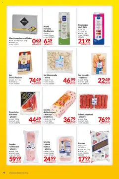 Makro Gazetka - Dostawy dla gastronomii od 22.07.2025 | Strona: 4 | Produkty: Szynka prosciutto, Szynka, Masło, Ser