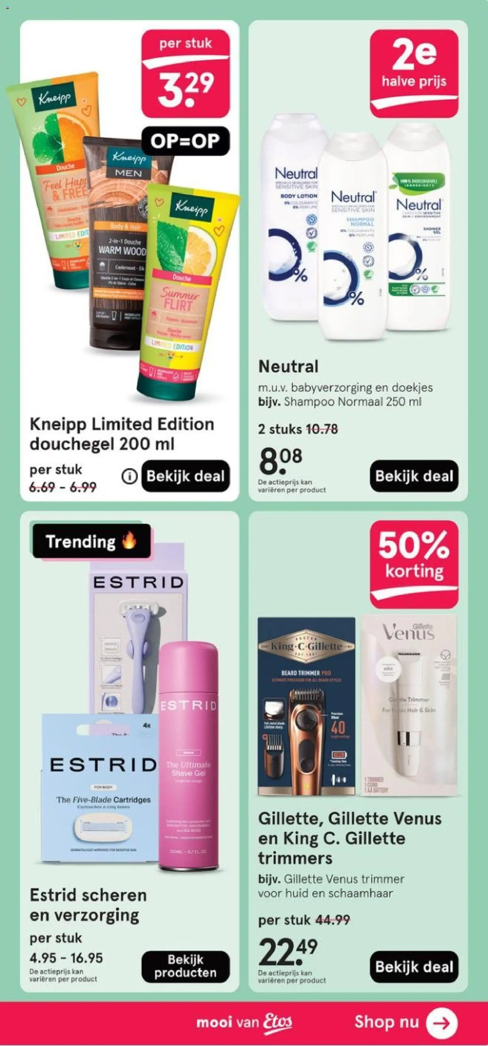 {H1} | Pagina: 23 | Producten: Trimmer, Ostyalap, Kan, Gel