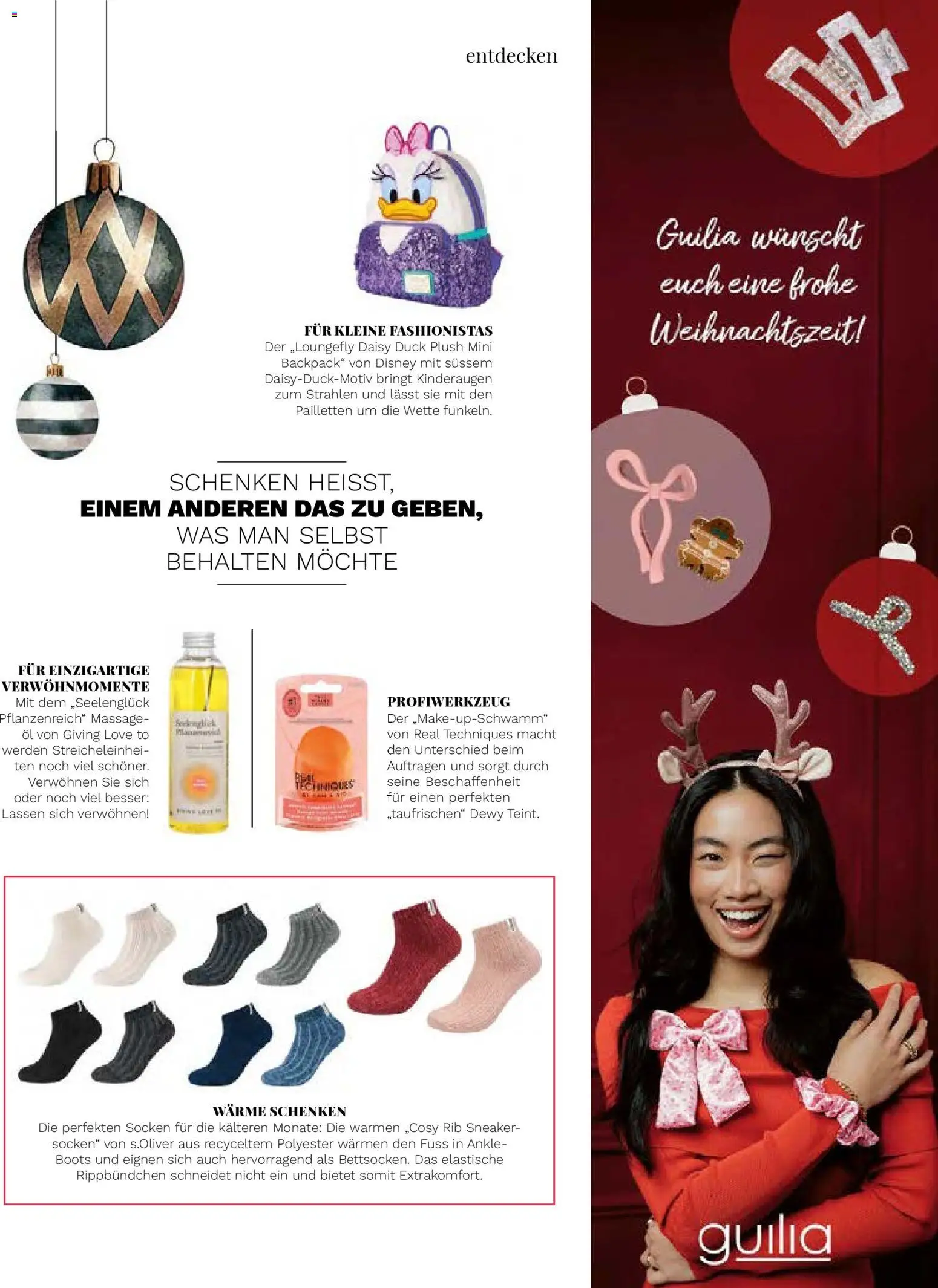 Müller Magazin – gültig ab 14.11.2025 | Seite: 45 | Produkte: Öl, Socken, Make-up