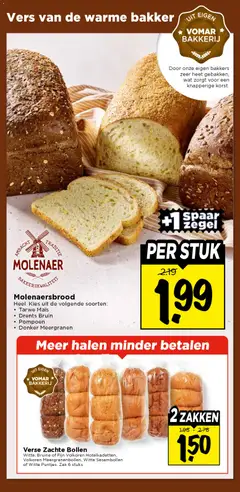 Vomar folder - Voorbeeld van een folder van Vomar, geldig van 19.04.2026 | Pagina: 22 | Producten: Pompoen, Zak, Tarwe, Bakkerij