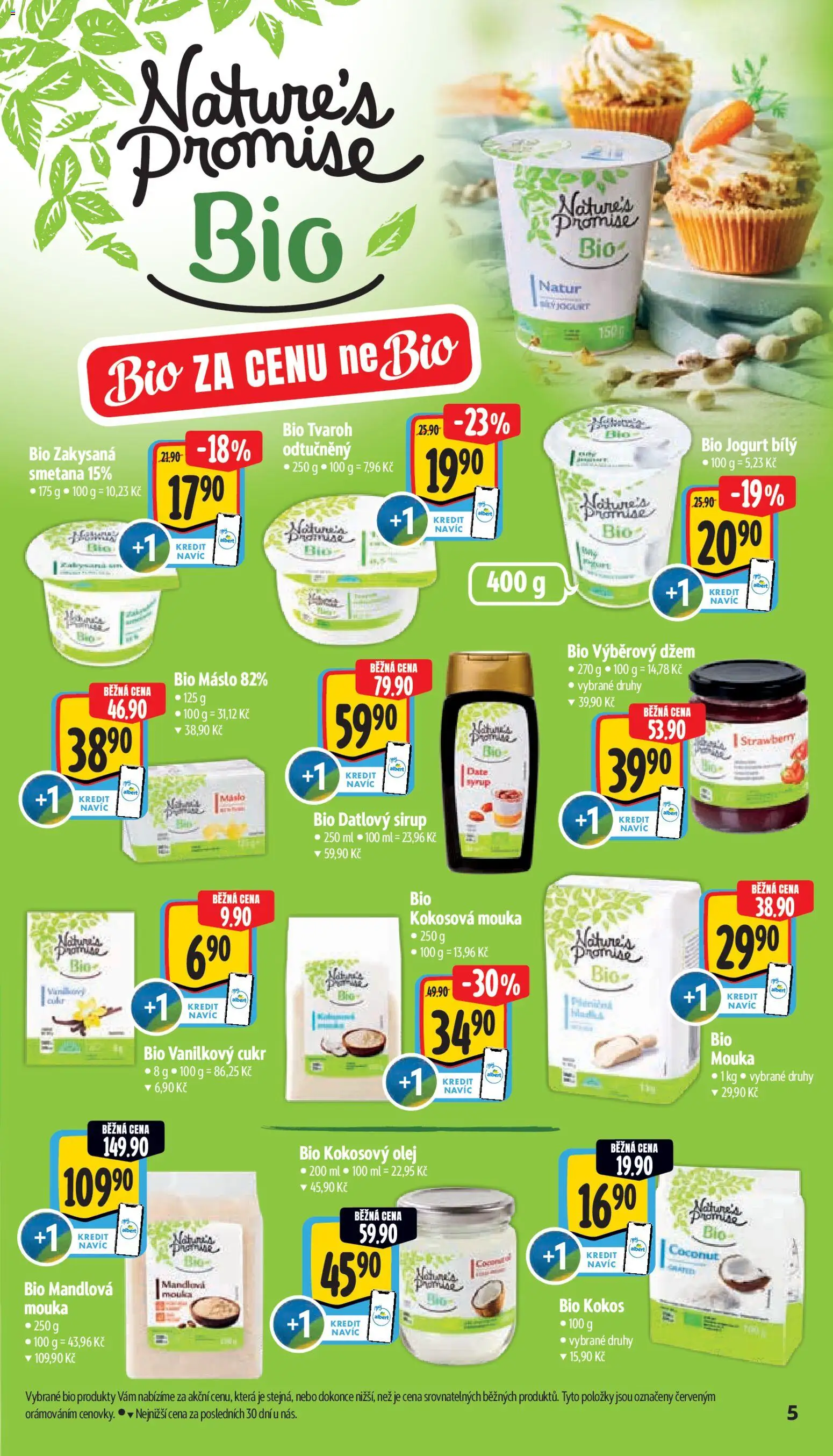 Albert leták - Supermarket od 25.03.2026 | Strana: 11 | Produkty: Máslo, Olej, Bio kokosový olej, Datlový sirup