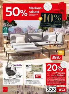 XXXLutz Gartenmöbel ab 28.04.2026 gültig