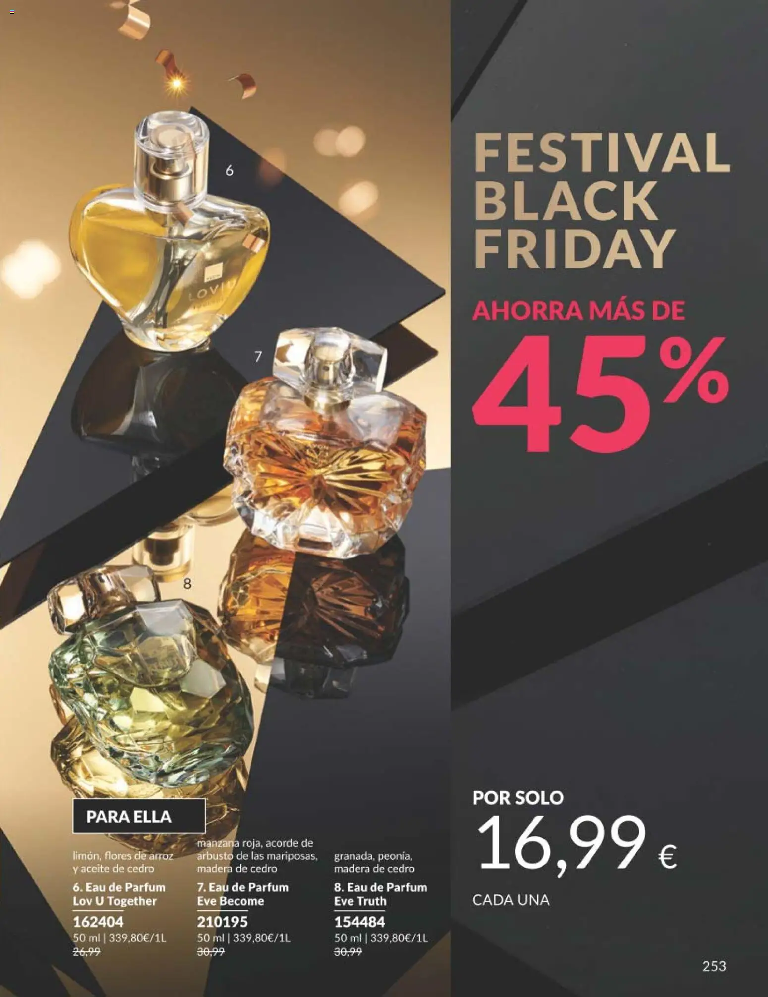 Catálogo AVON campaña 11 Black Friday │ válido desde el 01.11.2025 | Página: 253 | Productos: Perfume, Aceite, Arroz, Eau de parfum