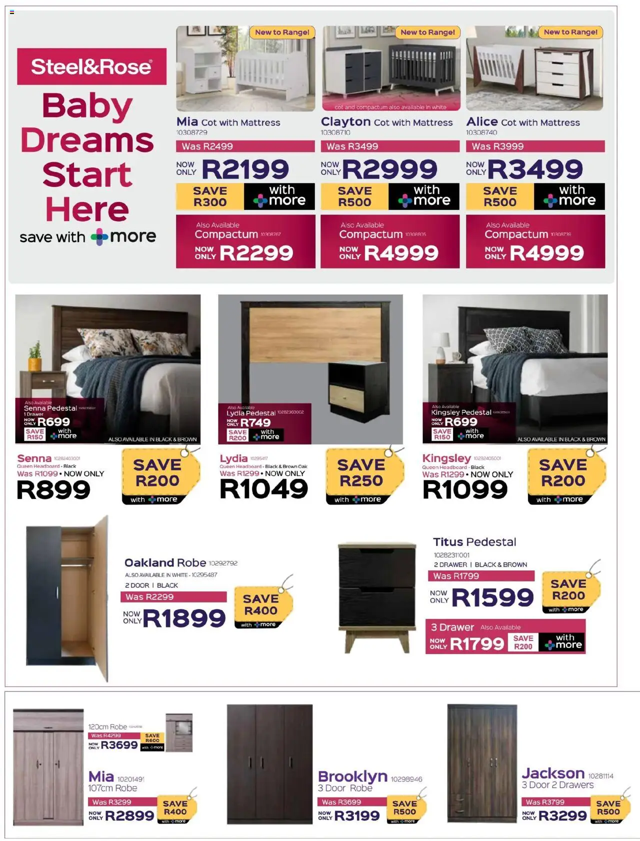 New Sleepmasters catalogue – valid from 18.09.2025 | Page: 10 | Products: Pedestal, Headboard, Mattress