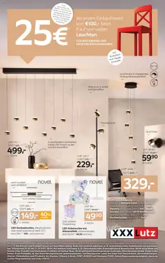 XXXLutz Leuchten ab 21.10.2025 gültig