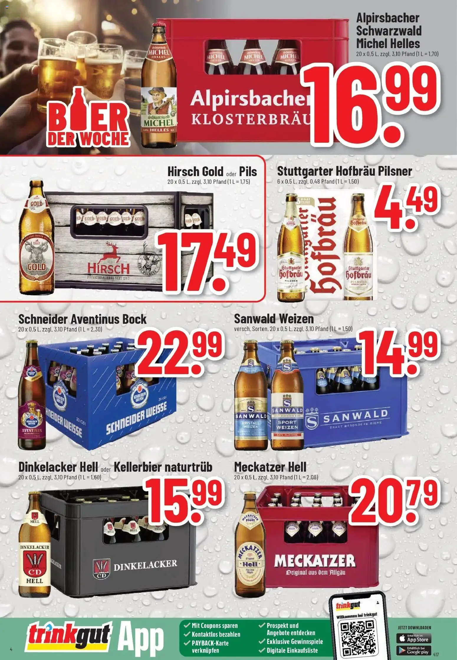 Trinkgut - trinkgut: Wochenangebote – gültig ab 05.01.2026 | Seite: 4 | Produkte: Pils