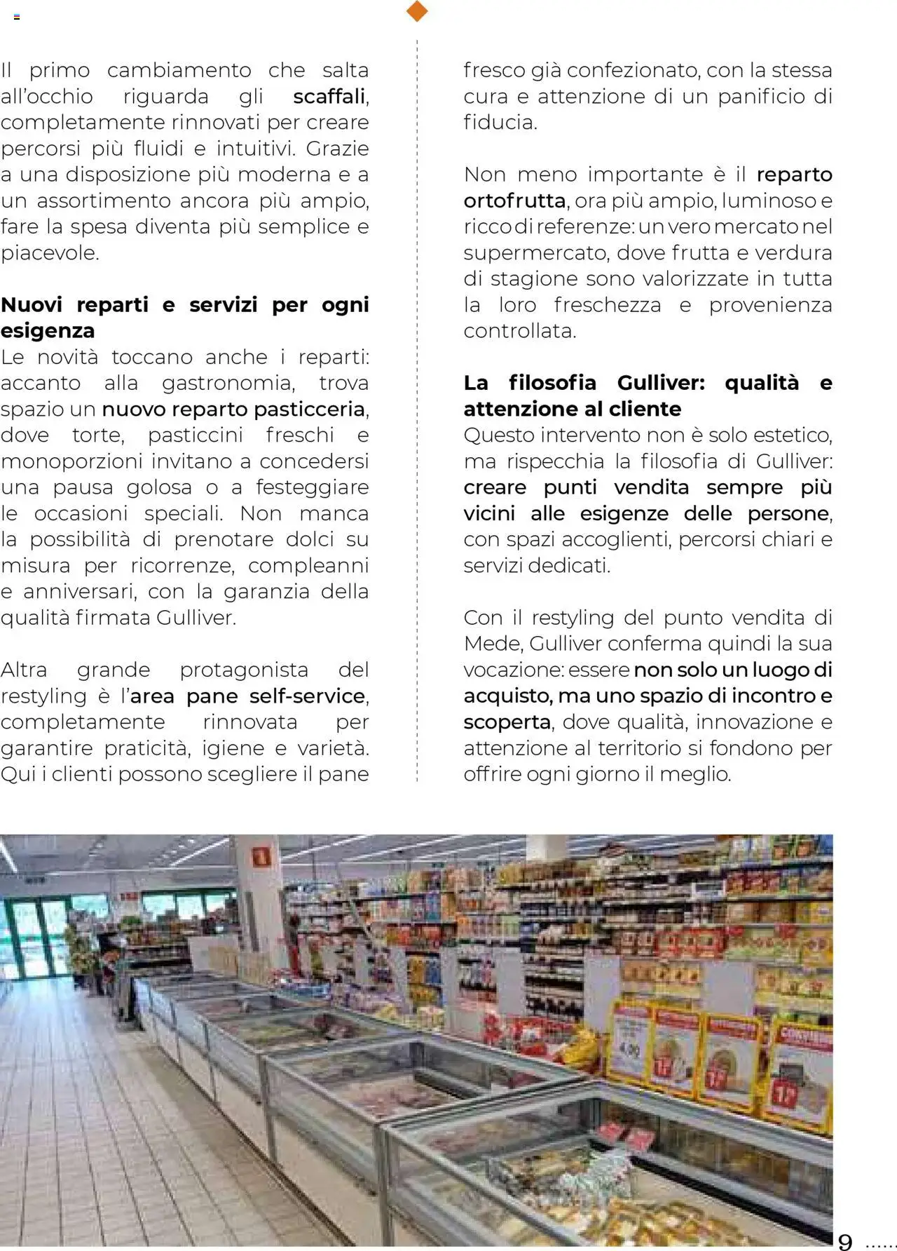 Volantino Gulliver del 01.10.2025 | Pagina: 9 | Prodotti: Pane, Frutta