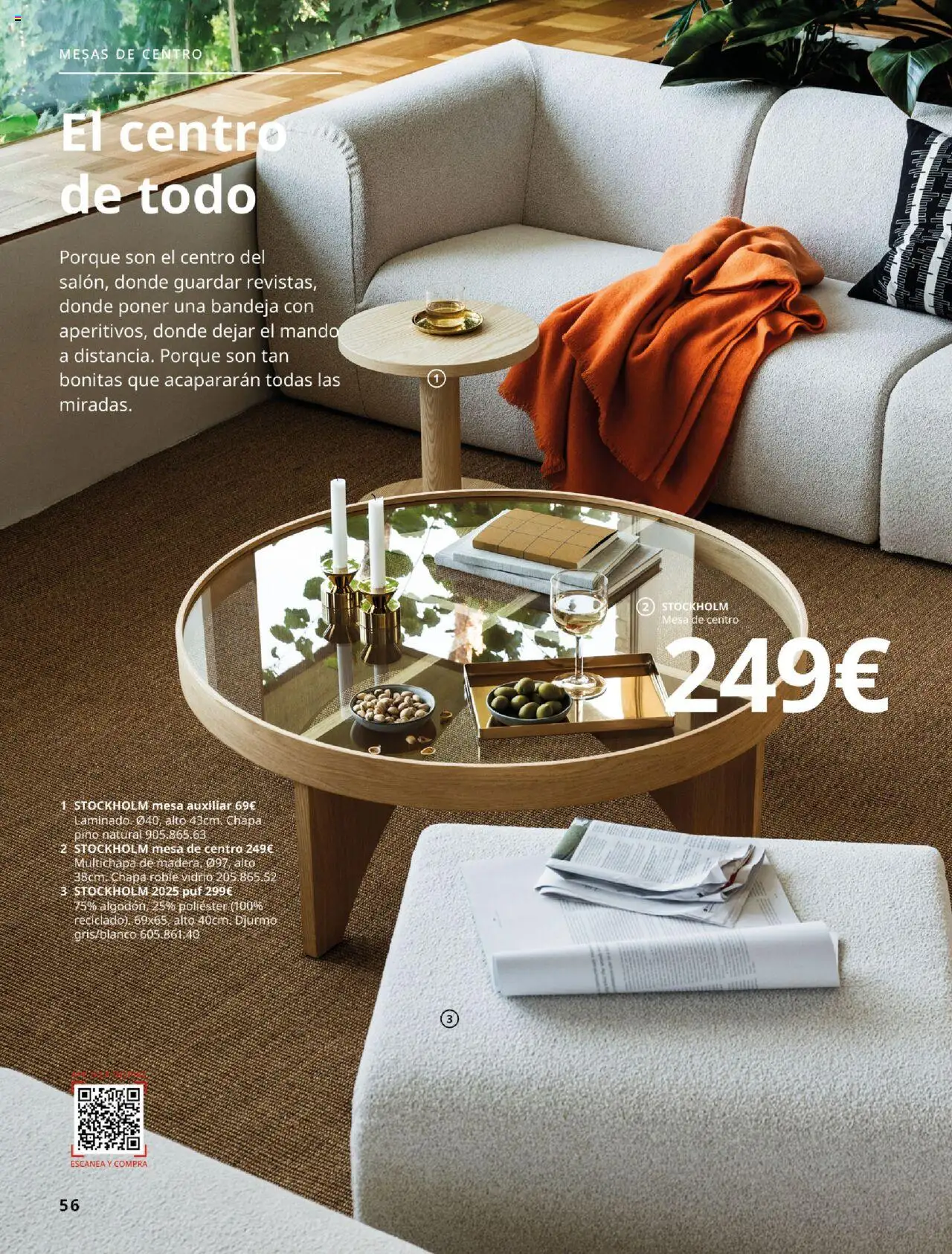 Catálogo IKEA Salones │ válido desde el 01.09.2025 | Página: 56 | Productos: Mesa auxiliar, Bandeja, Mesa