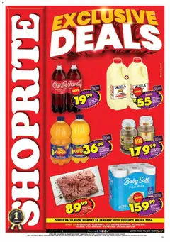 Shoprite specials catalogue – valid from 26.01.2026