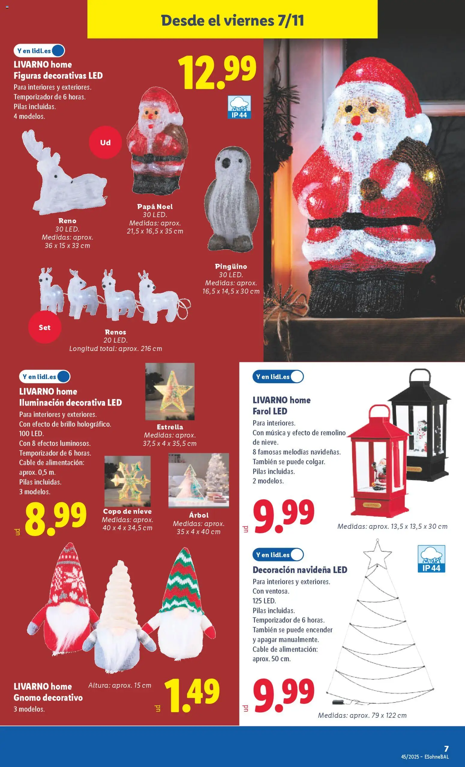 Lidl folleto de bazar │ válido desde el 03.11.2025 | Página: 17 | Productos: Farol, Cable, Galette de chaise