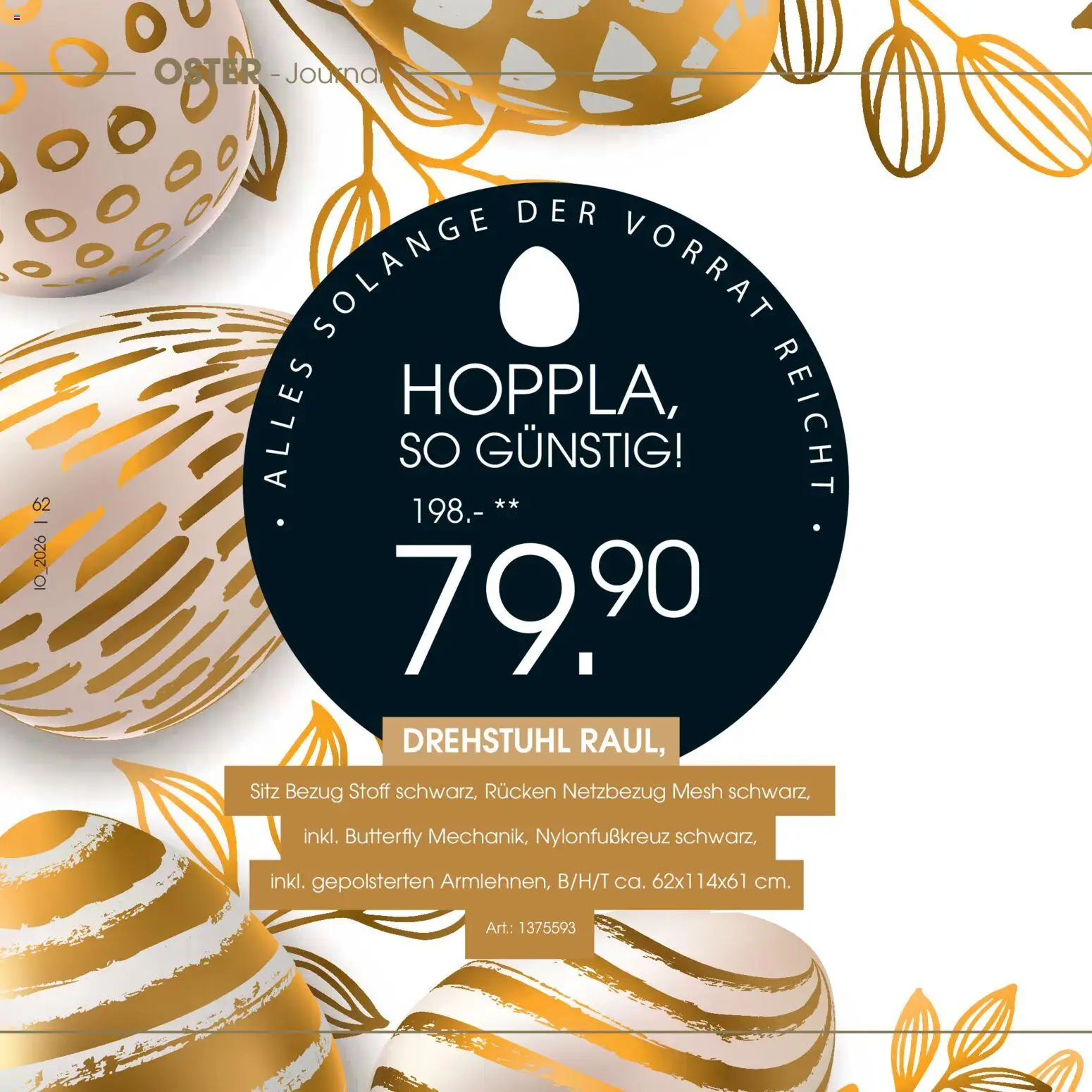 Zurbrüggen Oster-Journal – gültig ab 23.03.2026 | Seite: 62