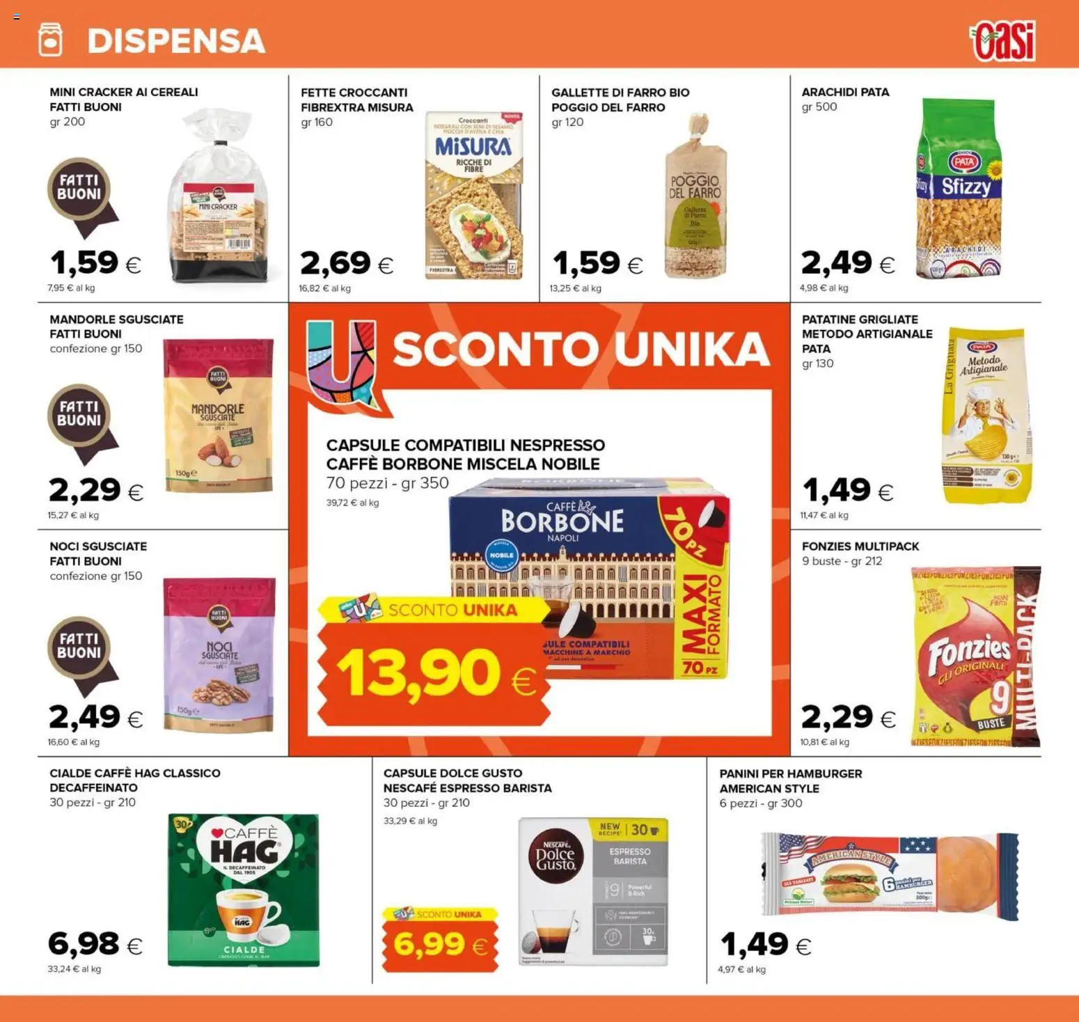 Volantino Oasi del 12.02.2026 | Pagina: 21 | Prodotti: Patatine, Noci, Gallette, Farro