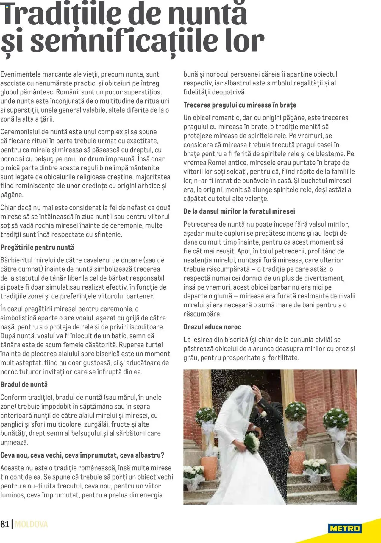Metro catalog - Ghid Locații pentru Evenimente – valabil de la 09.05.2024 | Pagină: 81 | Produse: Orez, Fructe