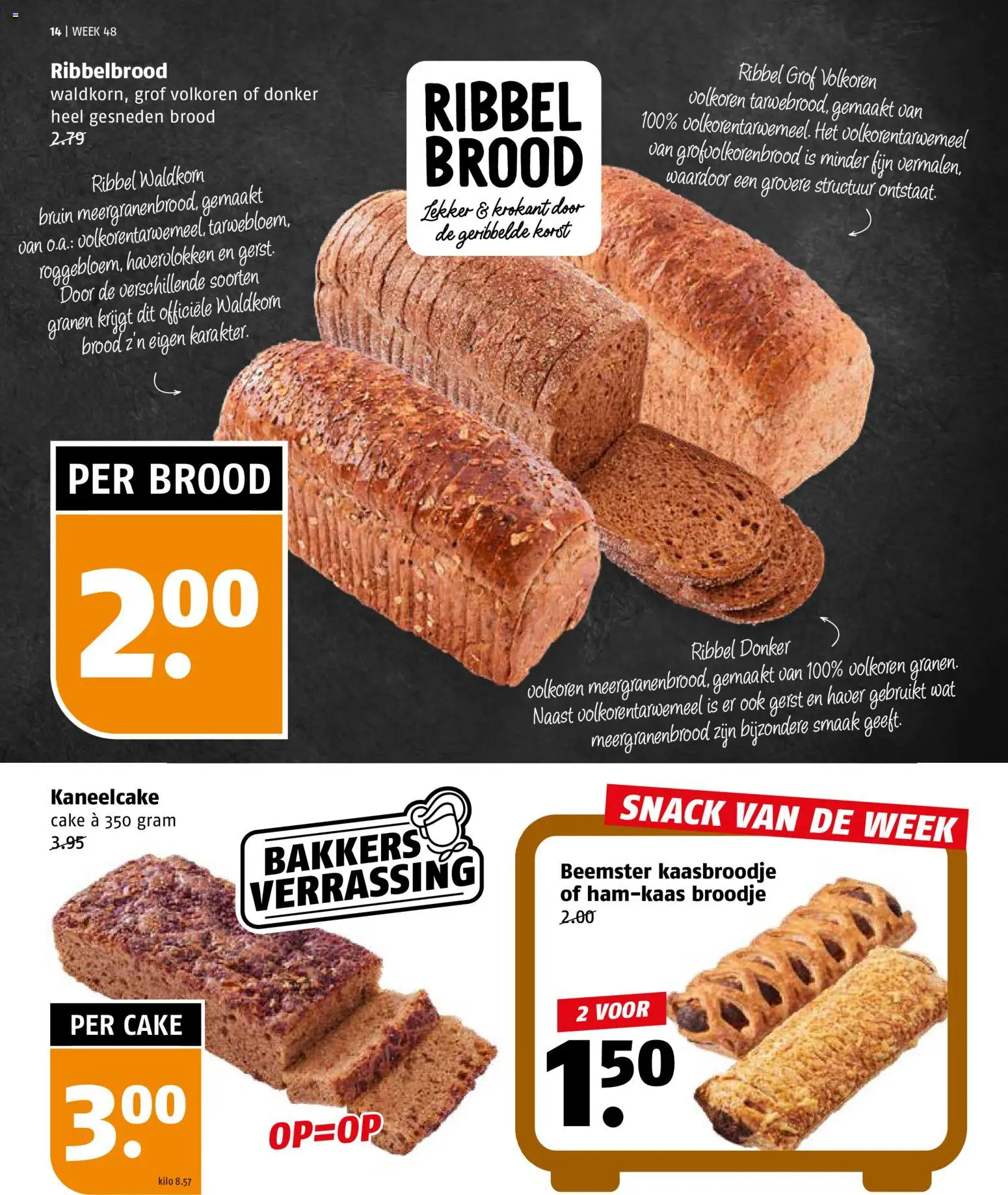 {H1} | Pagina: 14 | Producten: Brood, Haver, Gerst, Cake