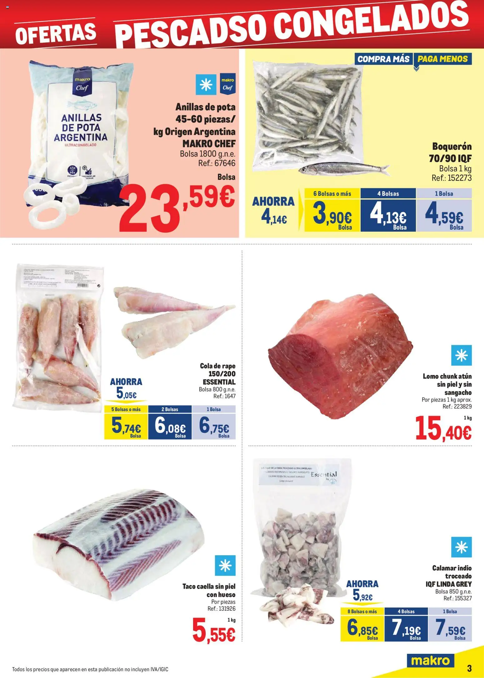 Makro - Precios Cataluña │ válido desde el 06.01.2026 | Página: 3 | Productos: Bolsa