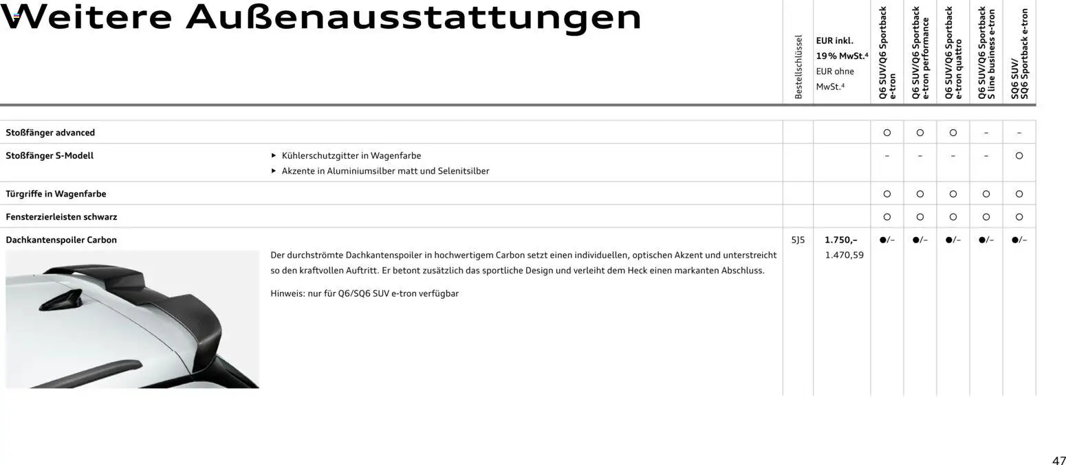 Audi Prospekt 	 – gültig ab 28.10.2025 | Seite: 47