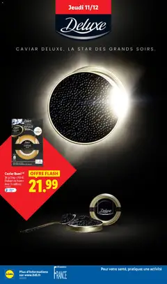 LIDL - Prévisualisation de Caviar Baeri (2), 30 g (1 kg = 733 €) Élaboré en France Avec 2 cuillères valide à partir de 11.12.2025 | Page: 30