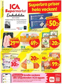 ICA Supermarket - Enskededalen - Förhandsvisning av reklamblad från butik ICA Supermarket aktuell från 09.03.2026