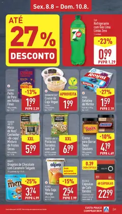 Aldi folheto │ válido de 04.08.2025 | Página: 21 | Produtos: Peito de peru, Peru, Gelatina, Café