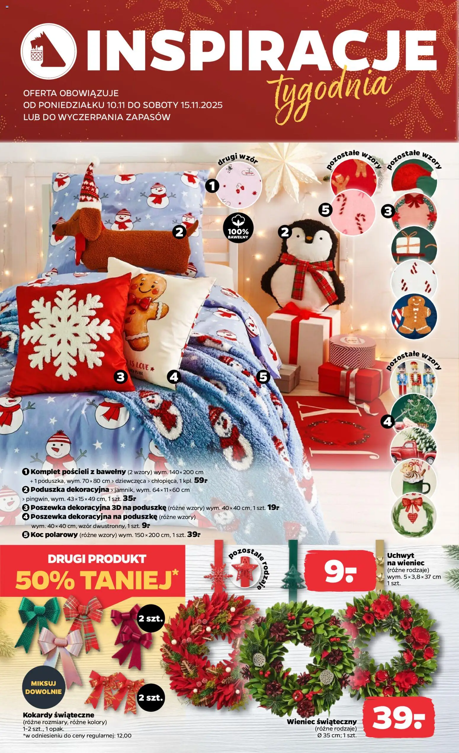Netto gazetka - Non Food od 10.11.2025 | Strona: 2 | Produkty: Wieniec, Poduszka, Koc