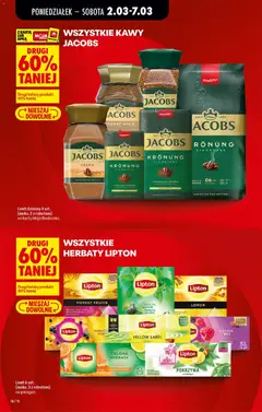 Pogląd oferty "Lipton GREEN TEA NATURE HERBATA ZIELONA, Green tea" - ważna od 02.03.2026 | Strona: 14