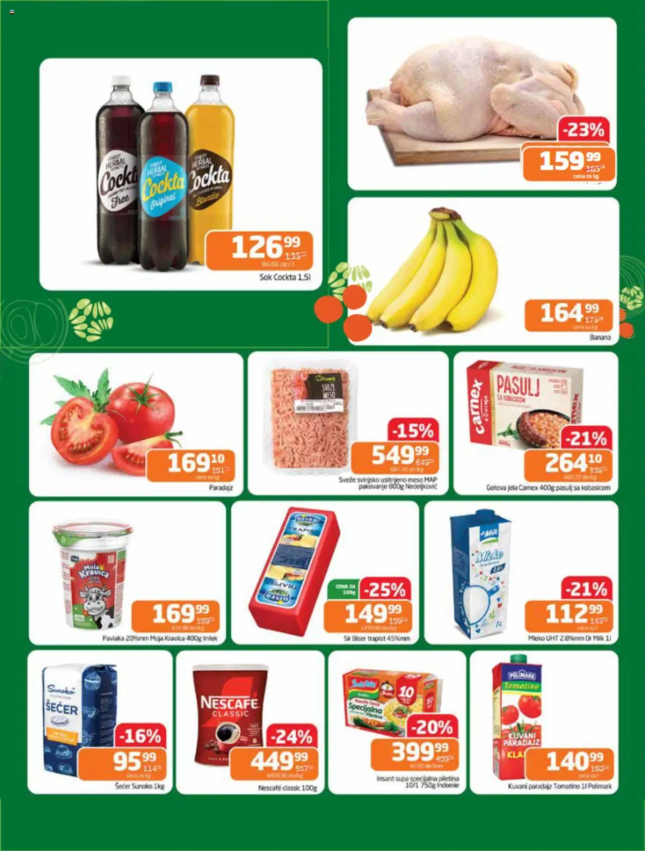 Gomex katalog - važi od 10.09.2025 | Strana: 2 | Proizvode: Pasulj, Šećer, Sok, Pavlaka