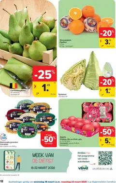 Carrefour folder week 12 - Voorbeeld van een folder van Carrefour, geldig van 18.03.2026 | Pagina: 18