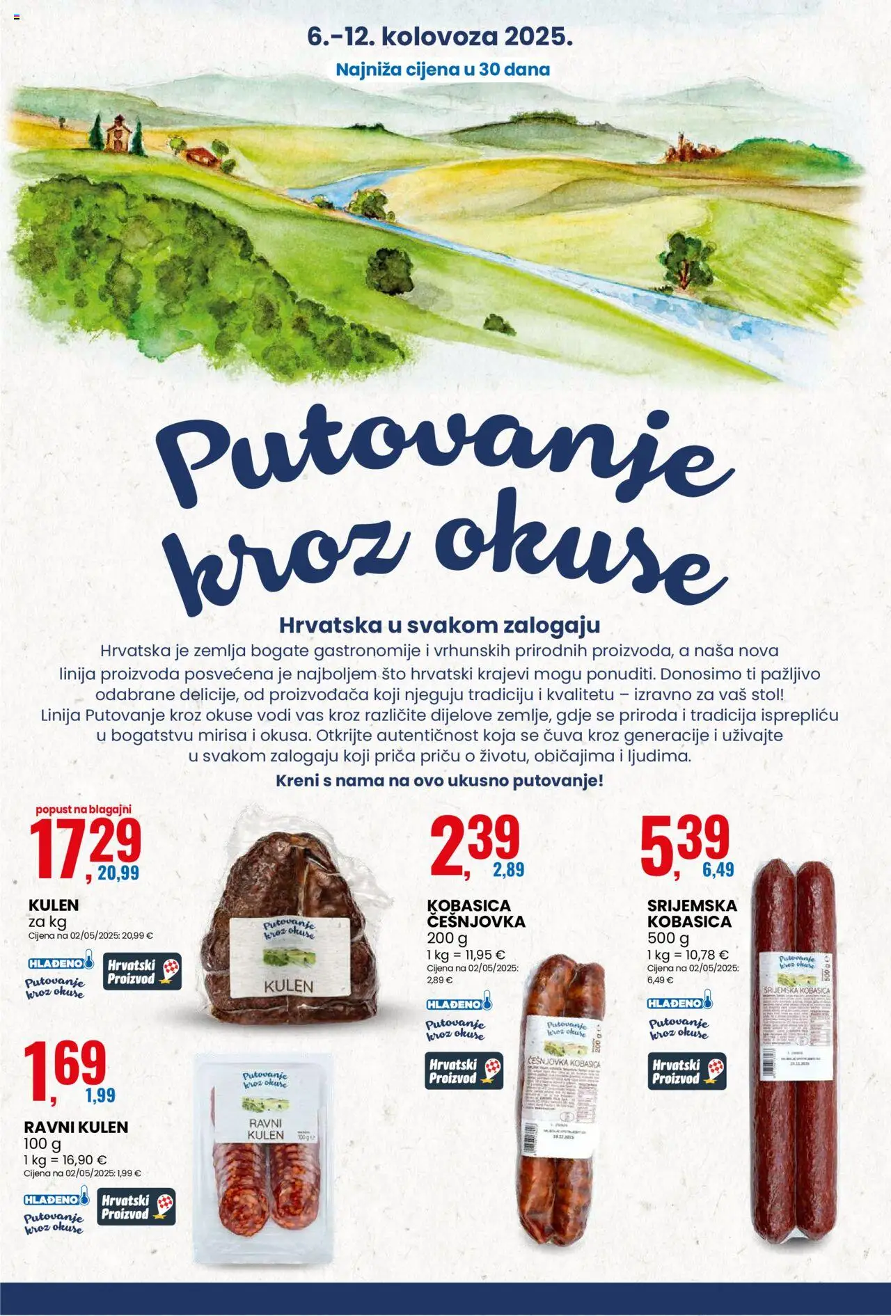 Eurospin katalog | vrijedi od 06.08.2025 | Stranica: 16 | Proizvodi: Stol, Kobasica, Kulen