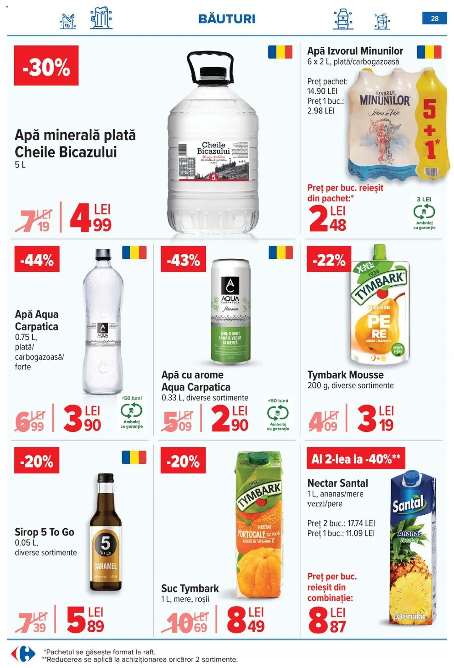 Noul catalog Carrefour – valabil de la 25.02.2026 | Pagină: 29 | Produse: Suc, Roșii, Sirop, Lămâie
