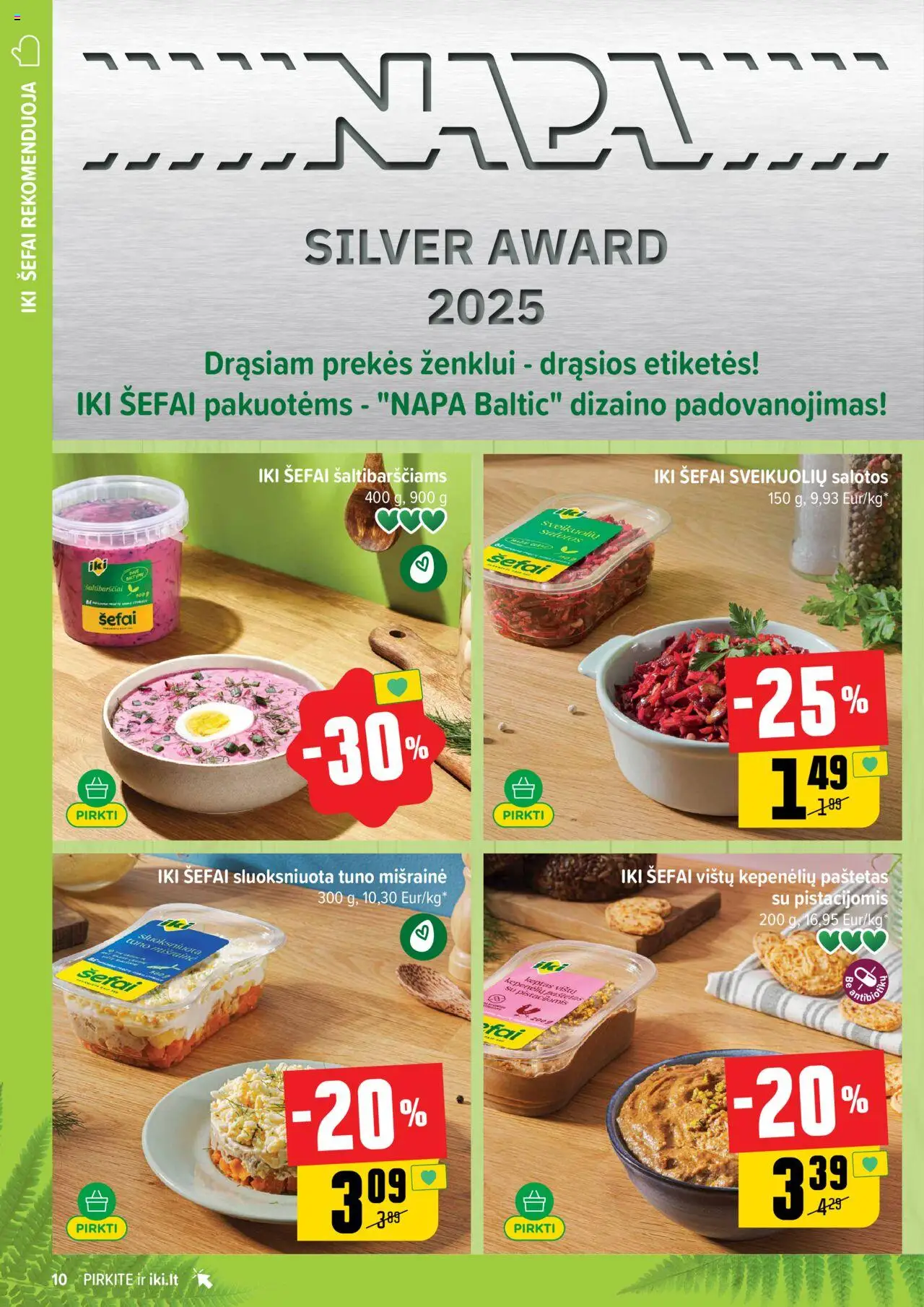 IKI leidinys│galioja nuo 16.06.2025 | Puslapis: 10 | Prekių: Salotos