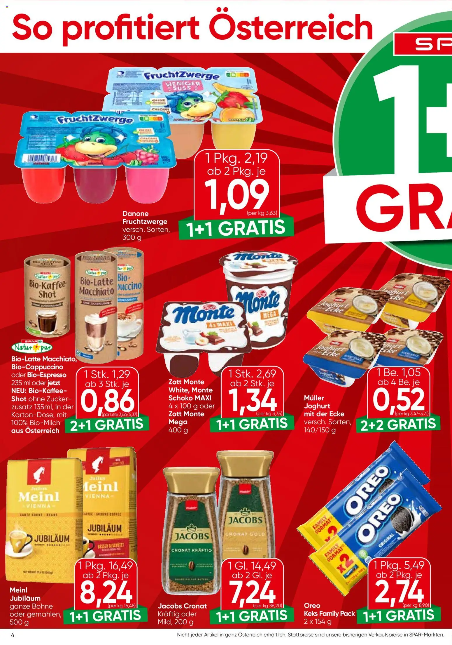 Spar Flugblatt - Salzburg gültig ab 29.01.2026 | Seite: 4 | Produkte: Zucker, Joghurt