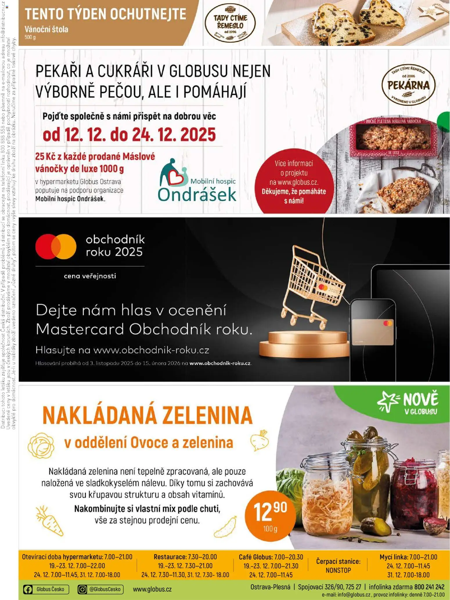 Globus leták - Ostrava od 10.12.2025 | Strana: 38 | Produkty: Ovoce, Globus, Vánočka, Pekárna