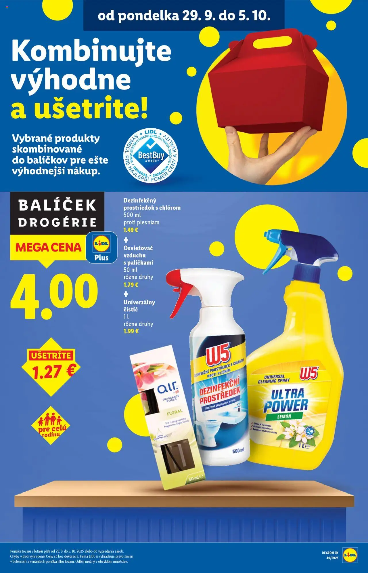 Nové Lidl akcie – leták je platný od 29.09.2025 | Strana: 24 | Produkty: Osviežovač vzduchu
