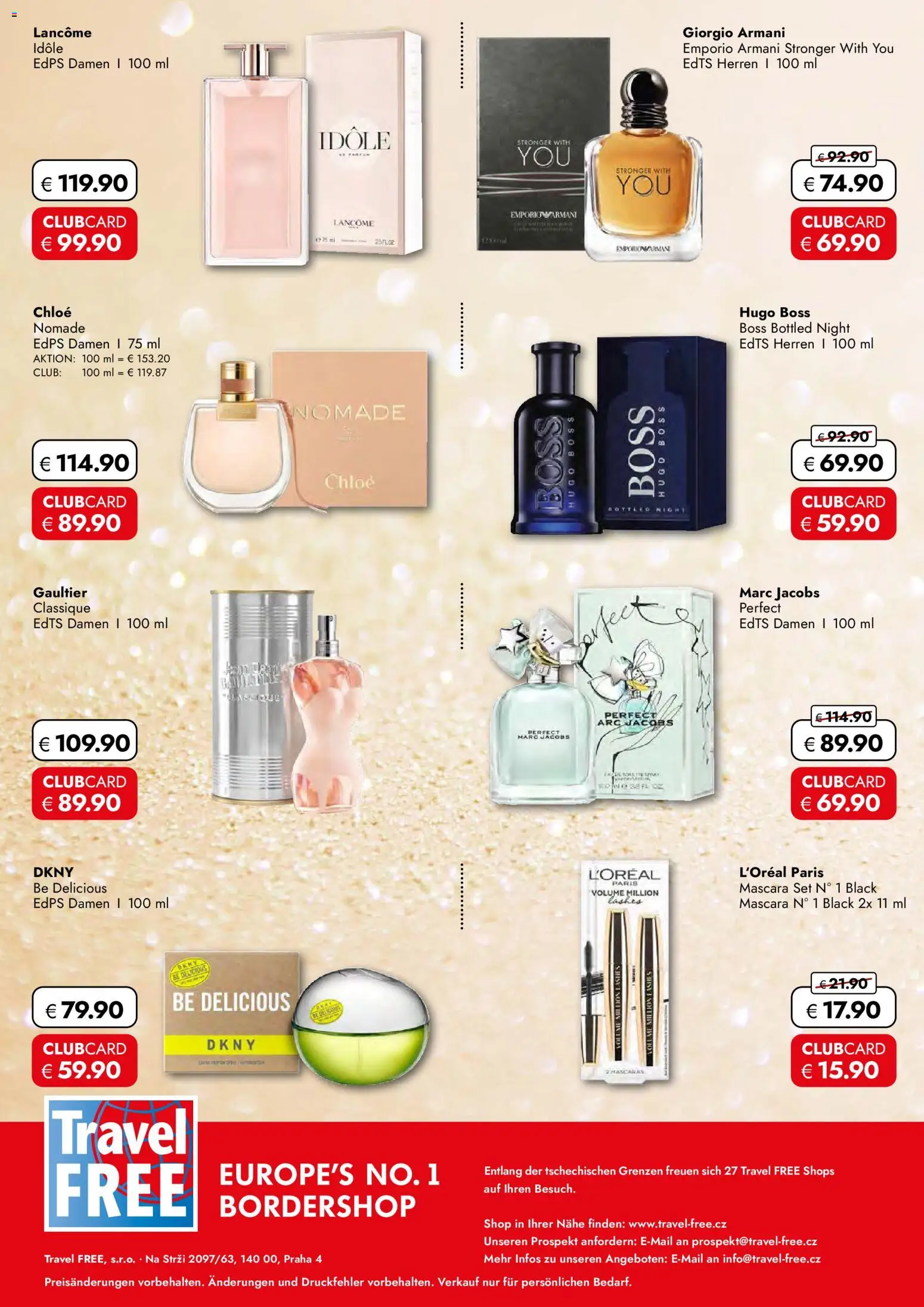 Travel Free  Aktionsangebote – gültig ab 31.10.2025 | Seite: 12 | Produkte: Mascara, Hugo